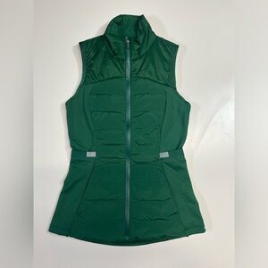 ⚠️SOLD⚠️Lululemon Down For It All Vest Color: Everglade Green Women’s Size 2